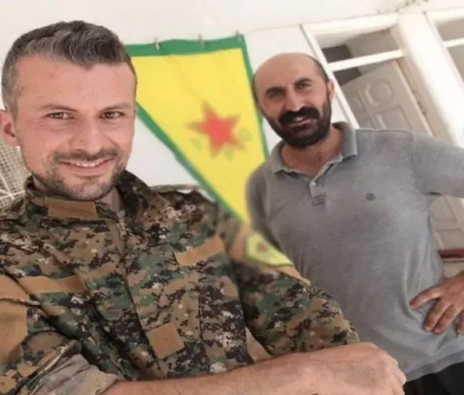 Nazım Daştan ve YPG’li terörist aynı karede yer almıştı
